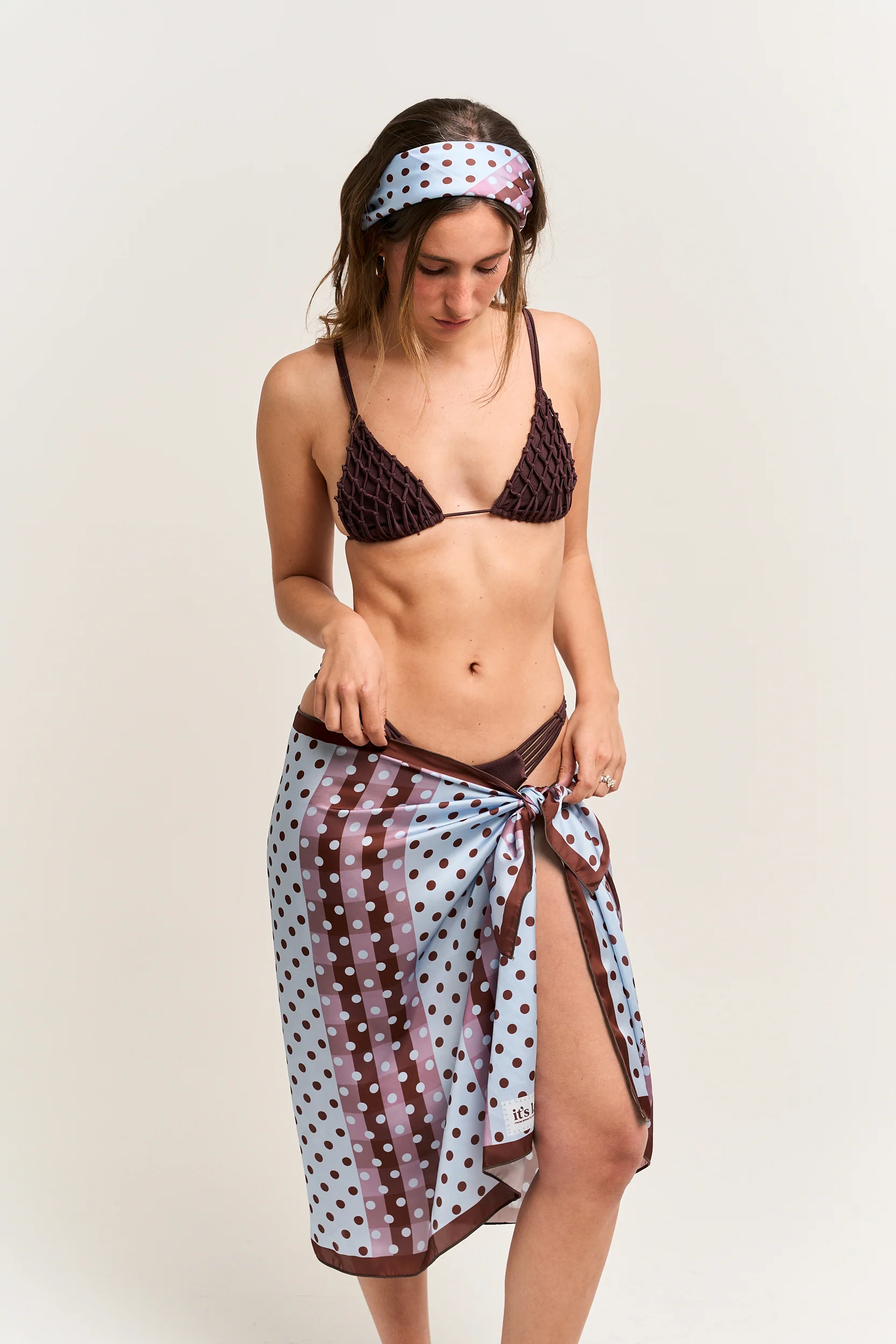 PAREO POLKA DOTS BLUE - Image 3