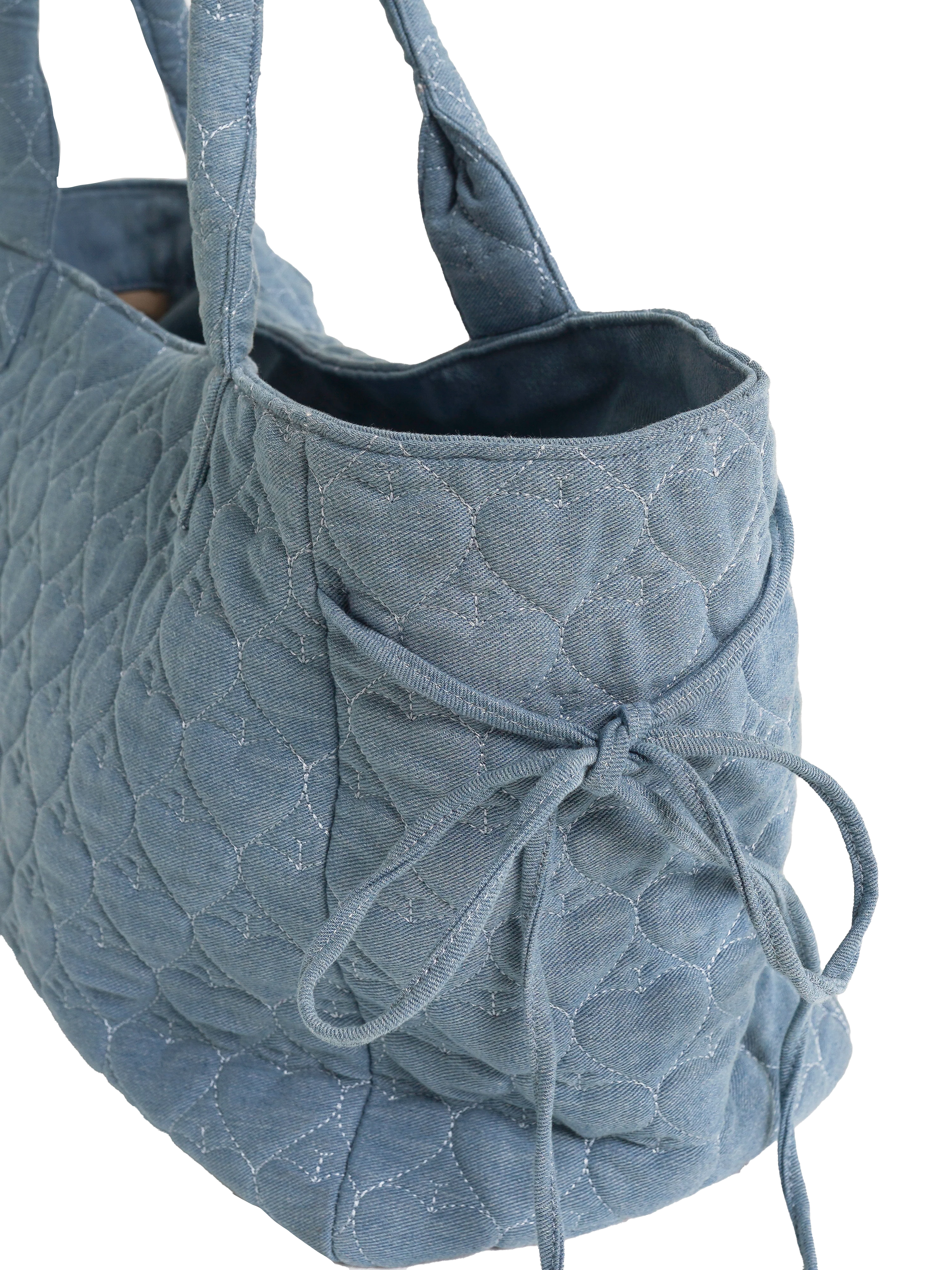 DENIM HEARTS MAXI TOTE - Image 3